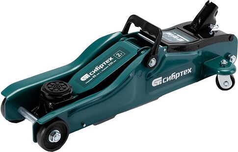 Подкатной домкрат СибрТех 50831 2т (кейс)