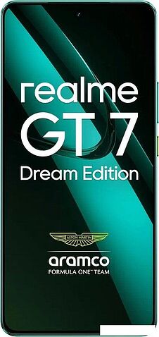 Телефон Realme GT7 Dream Edition RMX5061 16GB/512GB международная версия (Aston Martin зеленый)