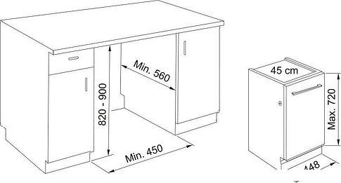 Встраиваемая посудомоечная машина Franke FDW 4510 E8P E