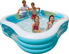 Надувной бассейн Intex Swim Center 229х56 (бирюзовый) [57495]