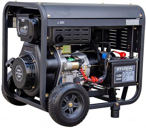 Дизельный генератор Hyundai DHY 8000LE-3