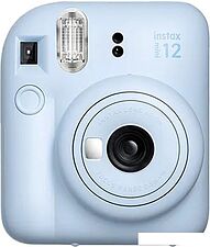 Фотоаппарат Fujifilm Instax Mini 12 (голубой) + голубой чехол Sundays с ремнем Фотоаппарат Fujifilm Instax Mini 12 (голубой) + голубой чехол Sundays с ремнем