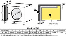 Головка сабвуфера Kenwood KFC-PS3017W Головка сабвуфера Kenwood KFC-PS3017W