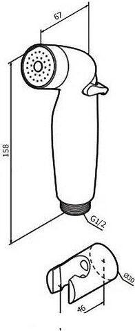 Гигиенический душ AM.PM F0201932