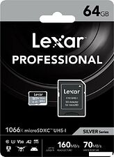 Карта памяти Lexar microSDXC LMS1066064G-BNANG 64GB (с адаптером) Карта памяти Lexar microSDXC LMS1066064G-BNANG 64GB (с адаптером)