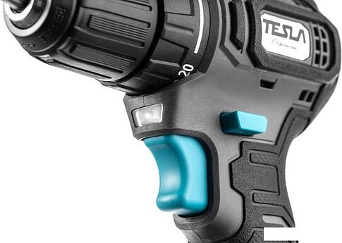 Дрель-шуруповерт Tesla TCD12BL 834528 (с 2-мя АКБ, кейс)