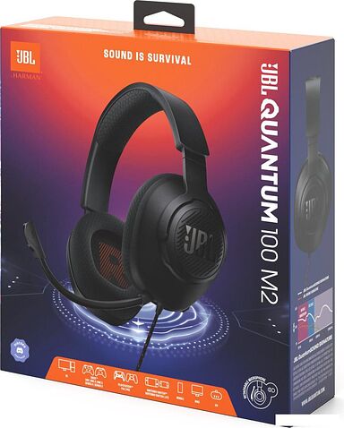 Наушники JBL Quantum 100M2 (черный)
