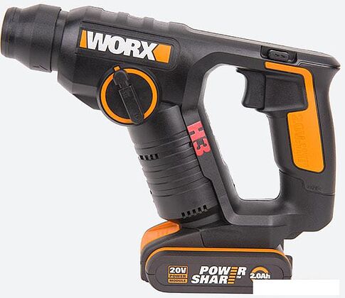 Перфоратор Worx WX394.3 (с 1-м АКБ, кейс)