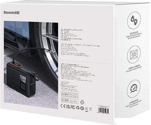 Автомобильный компрессор Baseus Mega EnergyPump Series Dual Cylinder Wireless Inflator