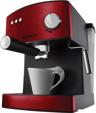Рожковая кофеварка Polaris PCM 1528AE Adore Crema (красный)