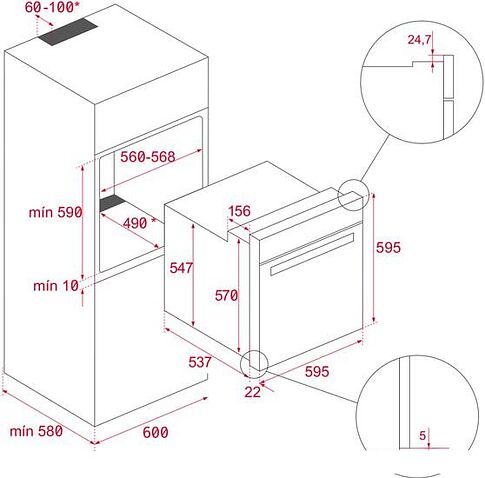 Электрический духовой шкаф TEKA Maestropizza HLB 8510 P