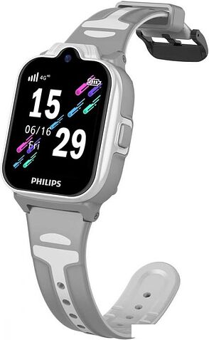 Детские умные часы Philips W6610 (серый)