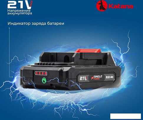 Дрель-шуруповерт Katana CD 3500 (с 2-мя АКБ 2 Ач, кейс)