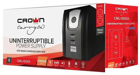 Источник бесперебойного питания CrownMicro CMU-1000X