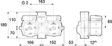 Циркуляционный насос Grundfos UPSD 32-50 180