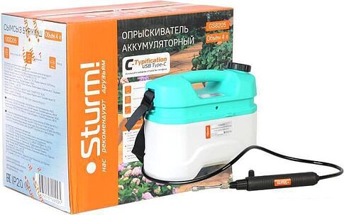Аккумуляторный опрыскиватель Sturm GS8205