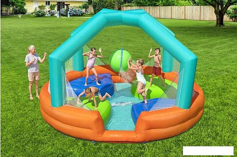 Надувной бассейн Bestway Dodge & Drench 53383 (450х450х268)