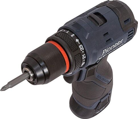 Дрель-шуруповерт Pioneer Tools CD-E1602BL-12C (с 2-мя АКБ, кейс)