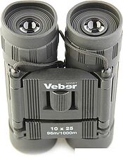 Бинокль Veber БН 10*25 Sport черный