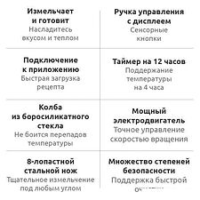 Стационарный блендер Xiaomi Mijia Smart Cooking Machine White MPBJ001ACM Стационарный блендер Xiaomi Mijia Smart Cooking Machine White MPBJ001ACM