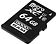 Карта памяти GOODRAM M1AA microSDXC M1AA-0640R12 64GB (с адаптером)