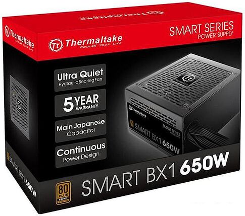 Блок питания Thermaltake Smart BX1 650W SPD-650AH2NKB-2