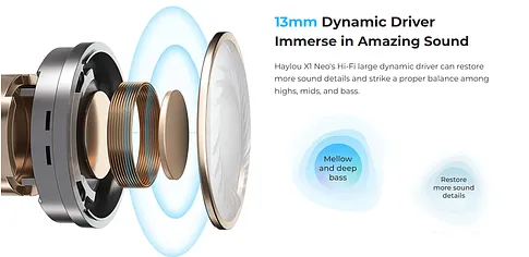 Наушники Haylou X1 Neo (черный)