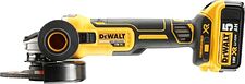 Угловая шлифмашина DeWalt DCG405P2 (с 2-мя АКБ, кейс)