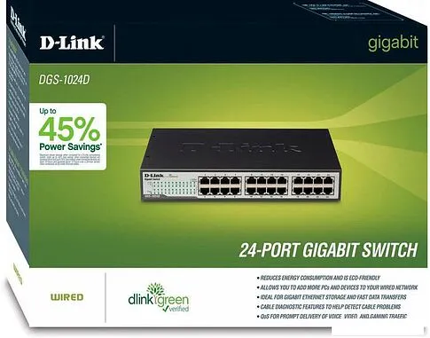 Коммутатор D-Link DGS-1024D