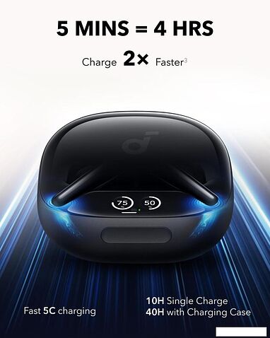 Наушники Anker Soundcore Liberty 4 Pro (черный глянец)