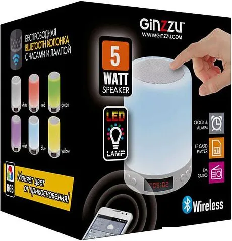 Беспроводная колонка Ginzzu GM-893W