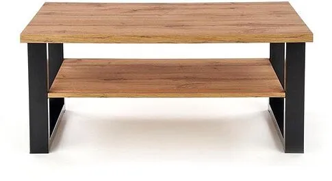 Журнальный столик Halmar Venom u 120x60x55 (дуб вотан/черный)