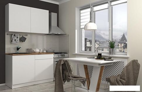 Готовая кухня ЭлиГард Urban 1.2 (белый)