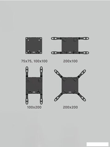Кронштейн для монитора ErgoSmart Heavy-Duty Monster Game (белый)