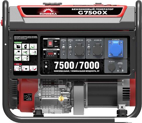Бензиновый генератор SUNREKA G7500X