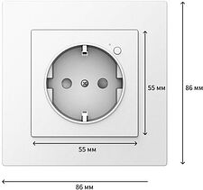 Умная розетка Aqara Aqara Wall Outlet H2 WP-P01D