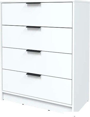 Комод Интерлиния Концепт КТ-К80 (белый платинум/белый платинум)