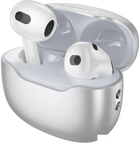 Наушники Borofone BW40 (белый/серебристый)