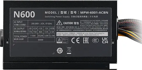 Блок питания Cooler Master Elite NEX N500 MPW-6001-ACBN-B