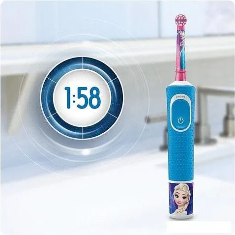 Электрическая зубная щетка Braun Oral-B Kids Frozen D100.413.2K
