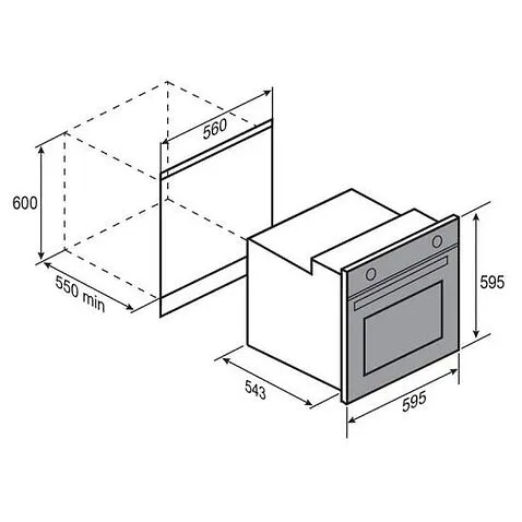 Электрический духовой шкаф Zigmund & Shtain E 160 B