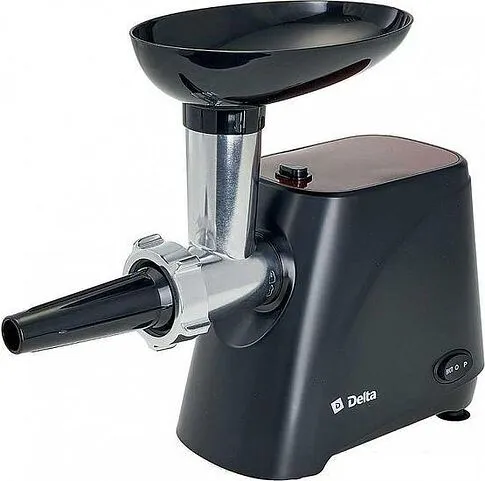 Мясорубка Delta DL-6106M (черный/красный)
