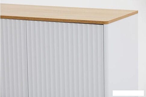 Комод Shtabe Royal 5051 эко (белый/дуб сантана/черный)