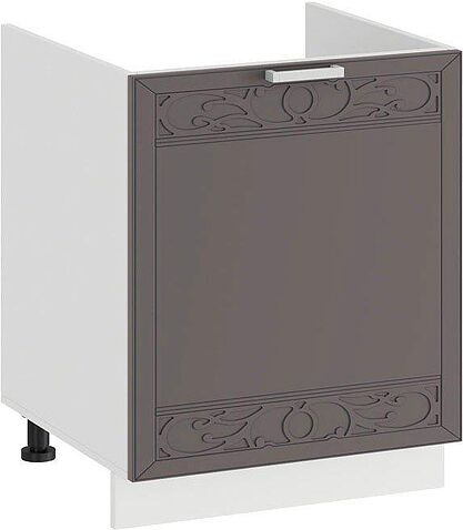 Шкаф напольный Трия Долорес 1Н5М (белый/муссон)