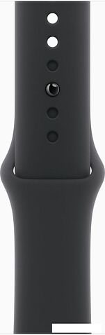 Умные часы Apple Watch Series 11 46 мм (алюминиевый корпус, черный/черный, спортивный силиконовый ремешок S/M)