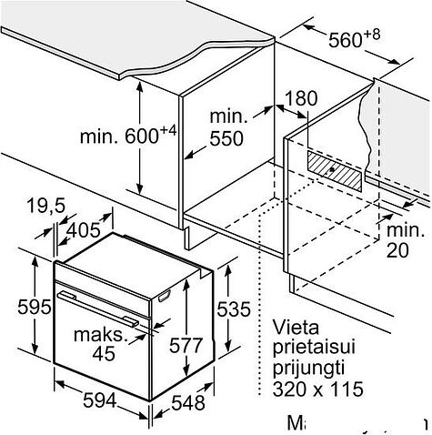 Электрический духовой шкаф Bosch Serie 8 HBG7721B1S