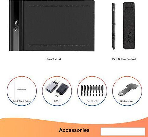 Графический планшет Veikk Creator Pop S640
