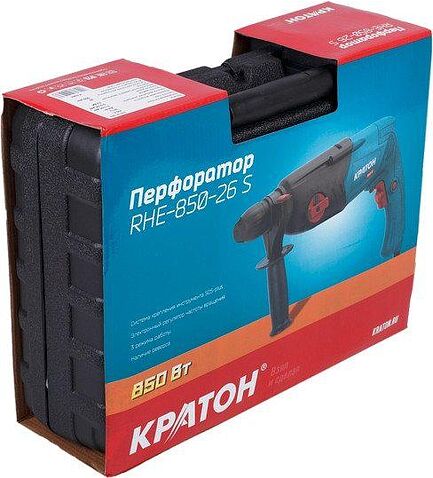 Перфоратор Кратон RHE-850-26S (кейс)