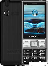 Кнопочный телефон Maxvi X900i (черный)