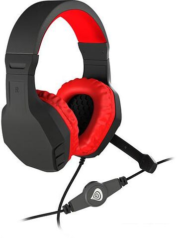 Наушники с микрофоном Genesis Argon 200 (красный)